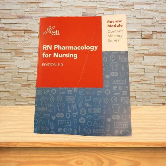 Assessment Technologies Institute / Alissa Althoff Other - RN Pharmacology for Nursing Edition 9.0 ATI - Used - Creased Cover - Fast Shippi